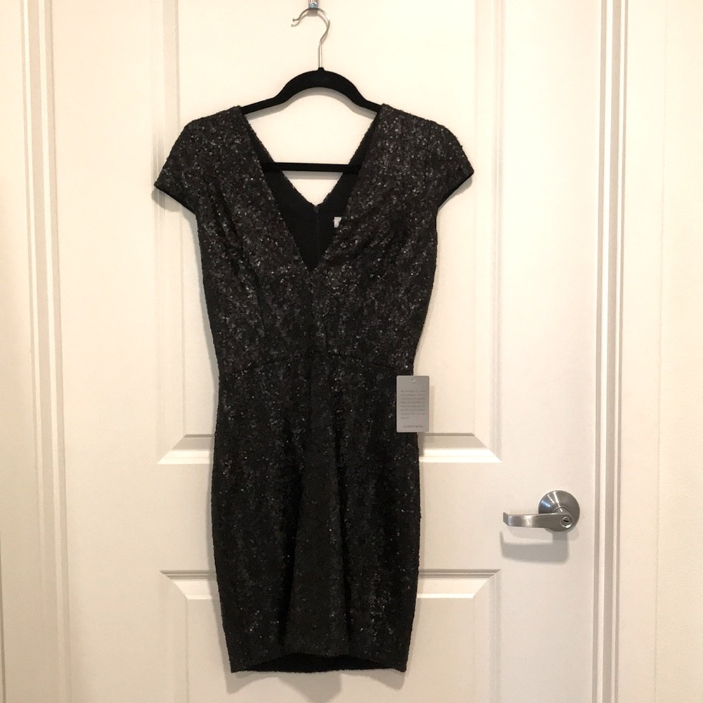 Dress the Population Zoe Sequin Mini Dress